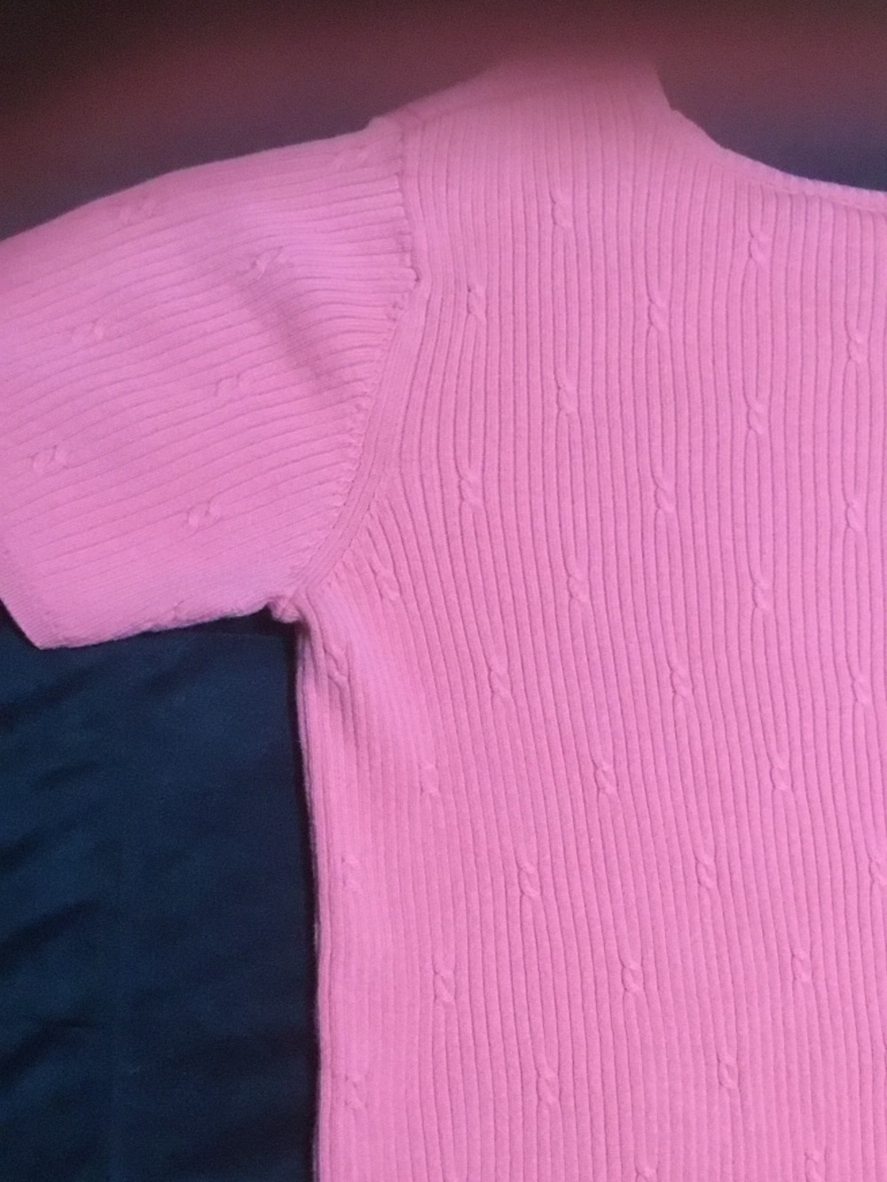 Talbots Pink Sweater ShortSleeve - Picture 5 of 7